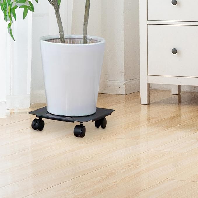 Plant Stand with Wheels, Potted Plant Mover, Simple Flowerpot Holder with - Image 5