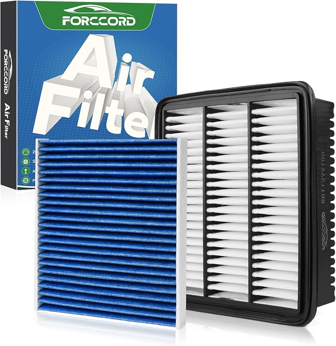 Cabin & Engine Air Filter Fit for Hyundai Elantra 2021-2026, Kona 2024-2026 Air by Forccord