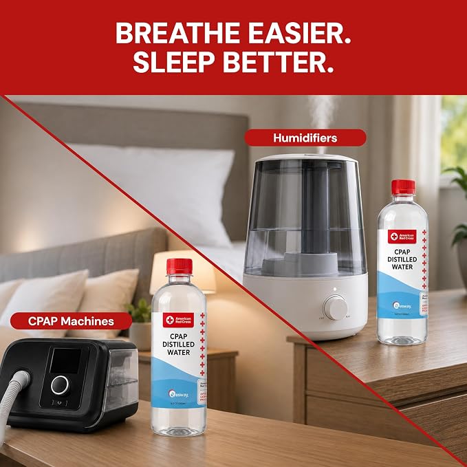 Resway American Red Cross CPAP Distilled Water Travel Bottles - Image 8