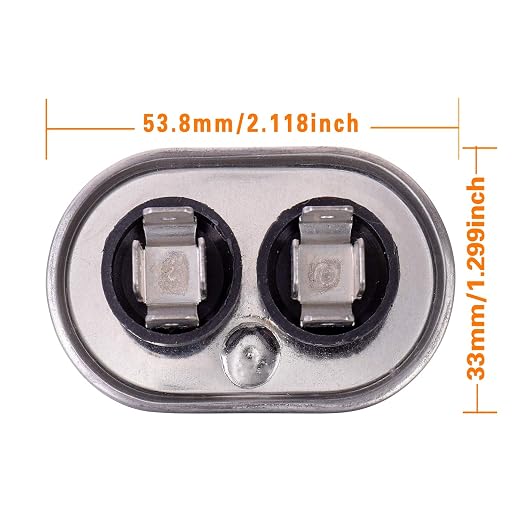 5 uF MFD ±6% 370/440 VAC CBB65 Oval Run Start Capacitor - Image 2