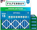 Filterbuy 10x10x2 Air Filter MERV 13 Optimal Smoke & Allergy Defense, by Filterbuy