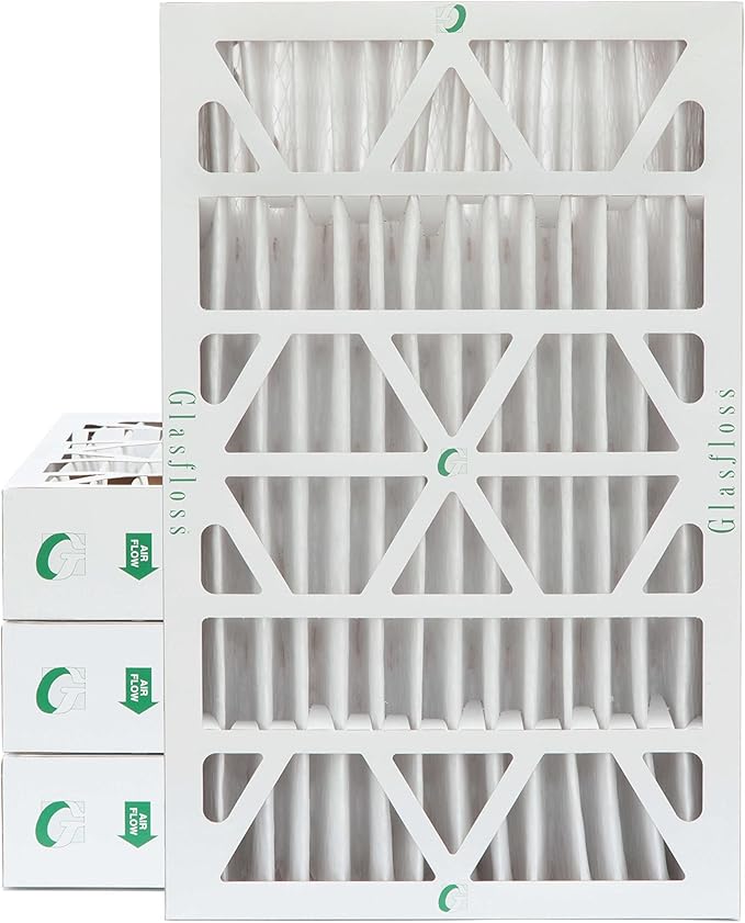 Glasfloss ZL 12x24x4 MERV 13 Pleated 4" Inch Air Filters by Glasfloss
