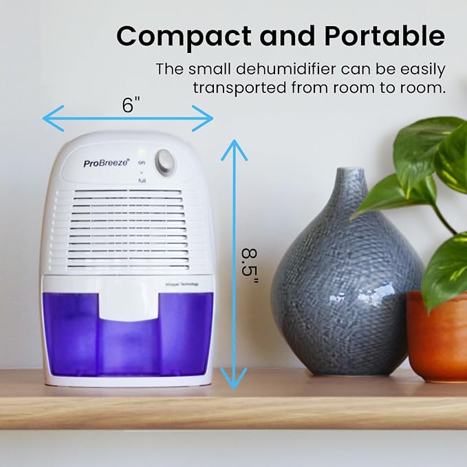 Pro Breeze Electric Mini Dehumidifier - Image 2