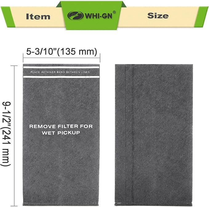 12 Pack 38737 Replacement for Craftsman 2.5 Gallon Shop Vac Filter Bags - Image 2