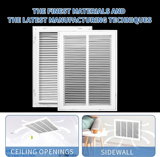 14 x 24 Return Air Grille, Return Air Vent Cover - Image 5