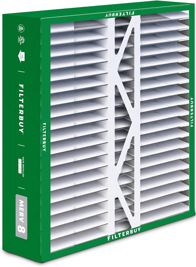 Filterbuy 20x20x5 Air Filter MERV 8 Essential Dust & Allergy Defense, Pleated - Image 8