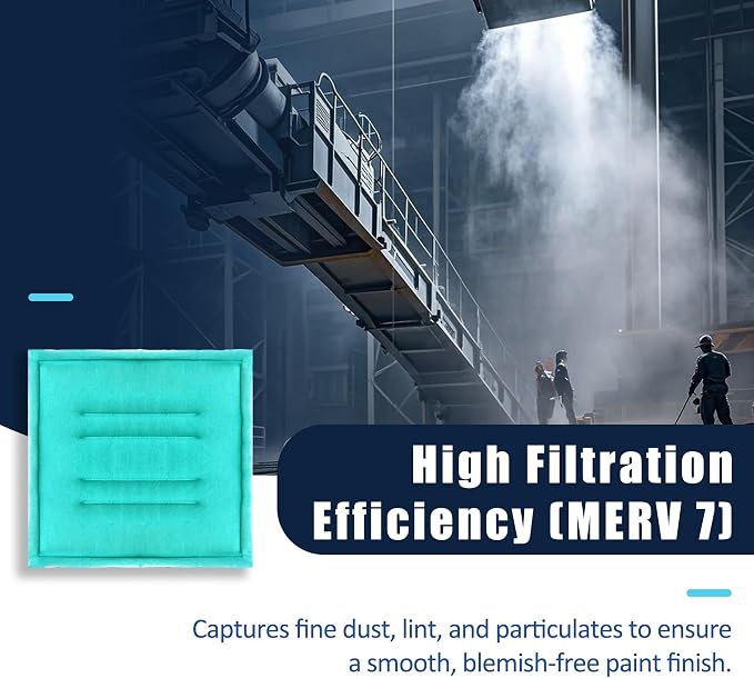 GardFre Filter Paint Spray Booth Tacky Intake Air Filter Panel, MERV 7 - Image 4