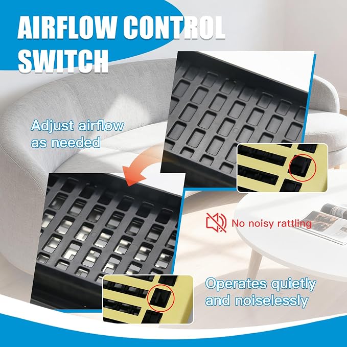 4x10 Inch Heavy Duty Walkable Steel Floor Register - Image 4