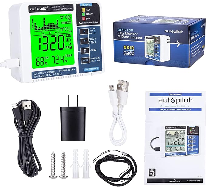Autopilot Desktop CO2 Monitor & Data Logger - Image 6