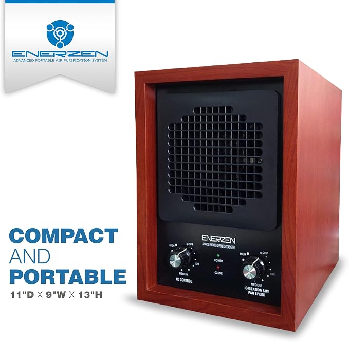 Enerzen LB-444 Commercial HEPA Air Purifier 3500 Sq. Ft. Ozone Ionizer Cleaner - Image 4