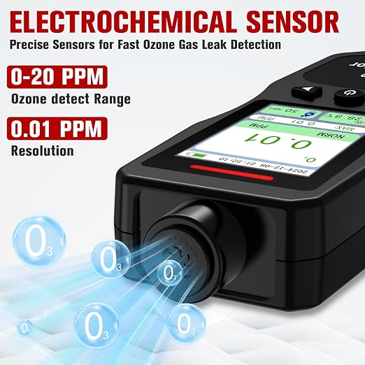 Portable Ozone Detector, 0-20 PPM Ozone Gas Monitor - Image 2