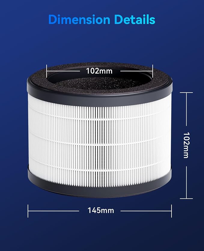 Membrane Solutions Genuine MSB5 Air Purifier Filter Replacement, 3-in-1 - Image 7