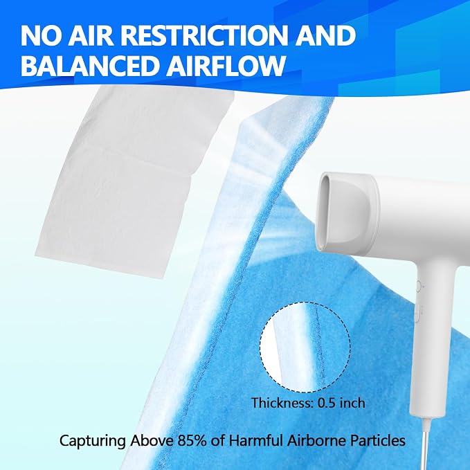 18" x120" Air Vent Filters, Cut to Fit Air Filter, MERV 8 Triple Vent Filter - Image 4