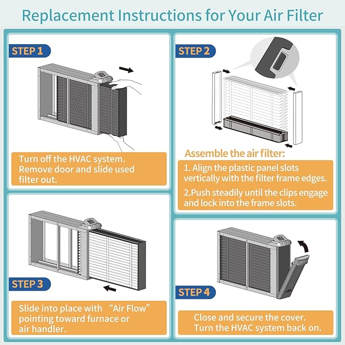 2-Pack 20x20x4 Replacement Air Filter - Image 5
