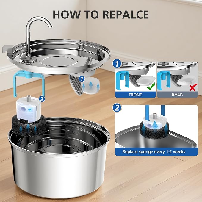 32 Pack Cat Water Fountain Filters - Image 7