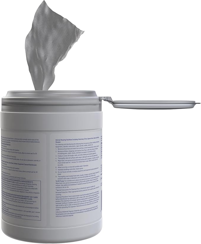 Oxivir Diversey 1 Disinfectant Peroxide Wipes, 160 Wipes, 12 Pack | 1 Minute - Image 4