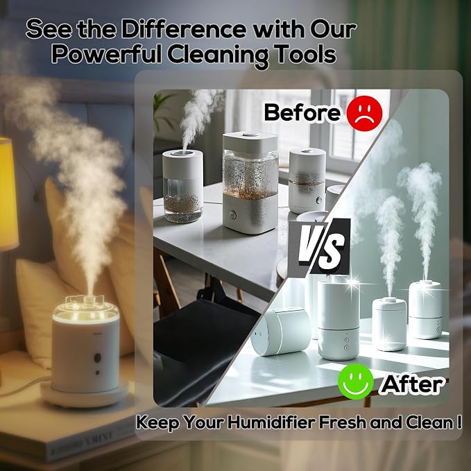 XANGNIER 11 Pcs Humidifier Cleaner Brush Set–Small Detail Cleaning Brushes - Image 4