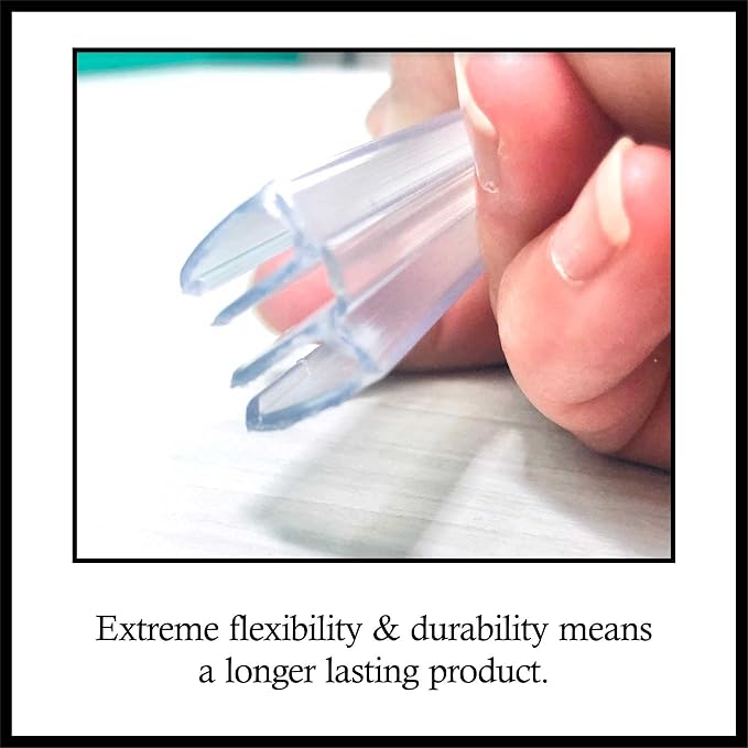 Clear PVC Hinge Piano Style for 1/4" Material, 36 Inch 1 Piece No Screw or Glue - Image 3