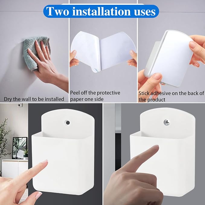 KAKAMINA Remote Control Holder Wall Mount 6pcs, TV Remote Holder - Image 5