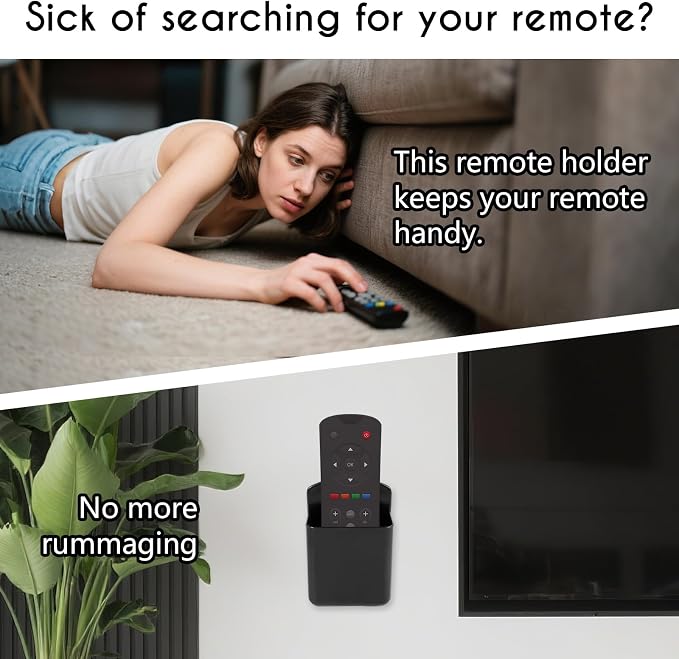2 PCS Remote Control Holder Wall Mount, TV Air Conditioner Remote Control Holder - Image 9