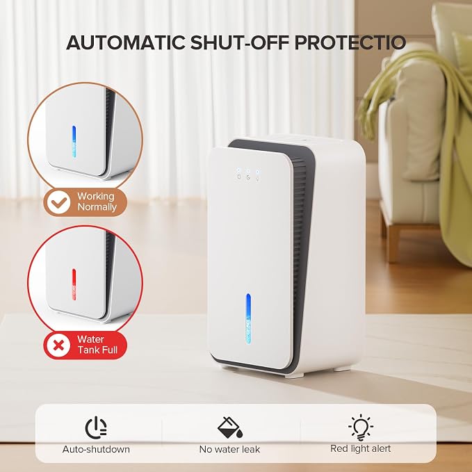 1000 sq.ft Dehumidifier for Home, Dehumidifiers for Basement, Bedroom - Image 6