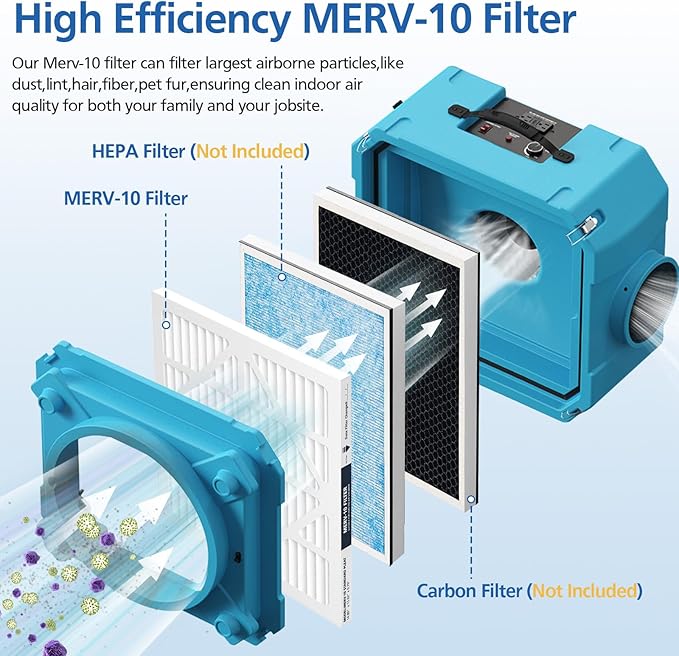 5 Pack MERV-10 Filter Replacement, Compatible - Image 4