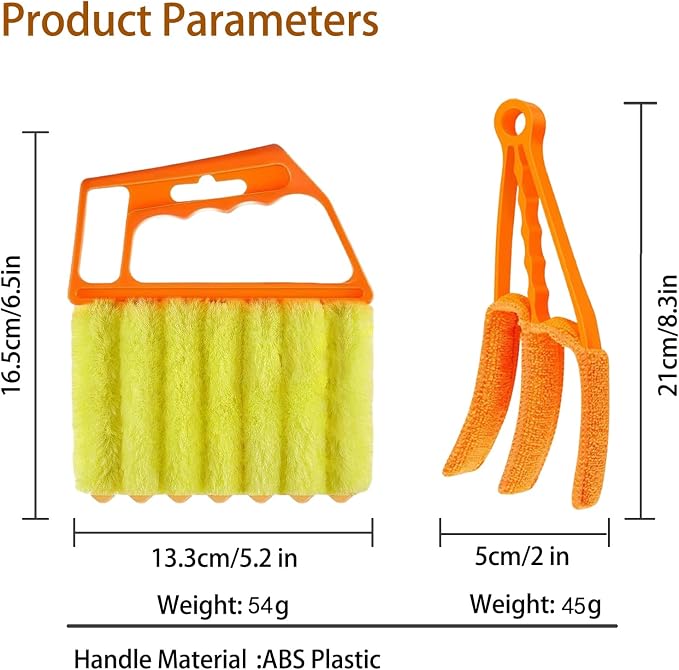 Washable Blinds Cleaner Tool, Blind Duster, Microfiber Dusting Brush - Image 3