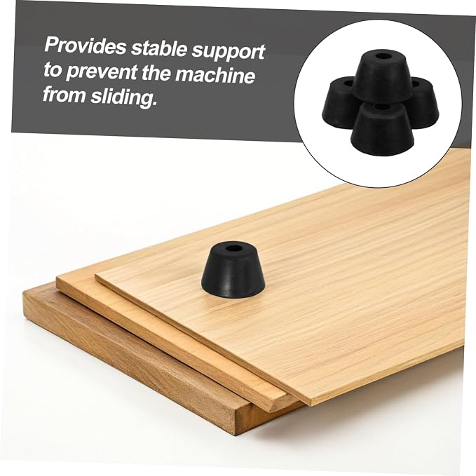 Holibanna 4 Pcs Vibration Rubber Pads - Image 9
