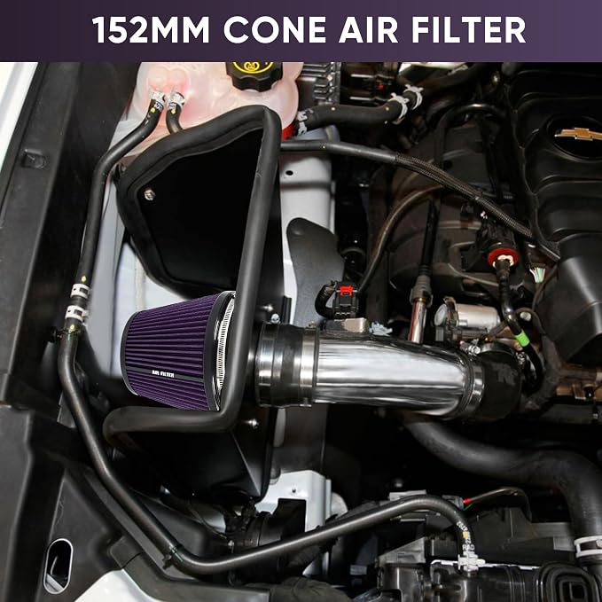 6" 152mm Inlet Cold Air Intake Filter High Flow Honeycomb Top Replacement - Image 7