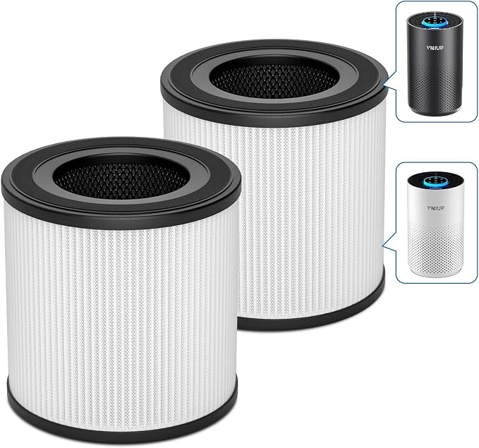 2 Pack ZQA-4000C Replacement Filter ZQA-4000C Air Purifier, H14 True Air by VNIUP