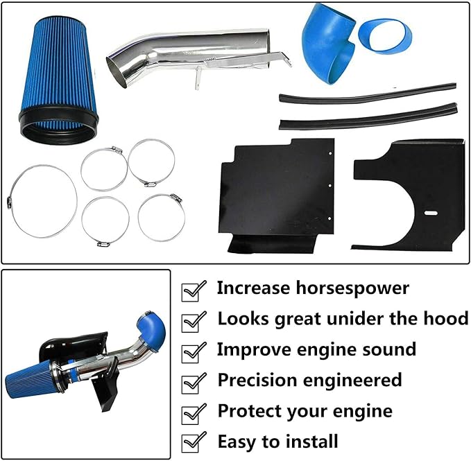 4" Cold Air Intake System Kit Compatible - Image 4