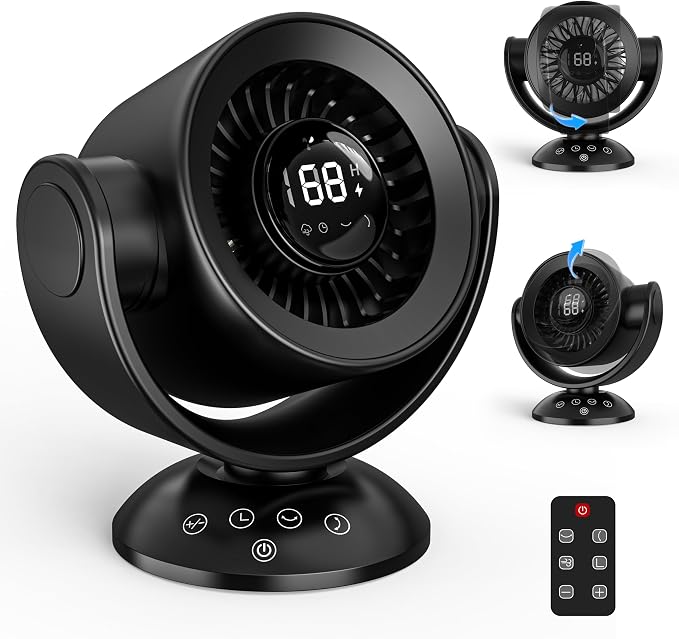 Fan for Bedroom, Desk Fans, Air Circulator Fan by Unknown