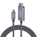 Anker HDMI Cable, 4K@60Hz Ultra-Fast Nylon-Braided USB C to HDMI Cord by Unknown