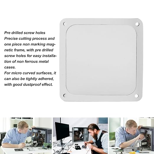 140mm x 140mm Computer Case Fan Dust Filter, PC Cooler Fan Dust Filter Cover - Image 2