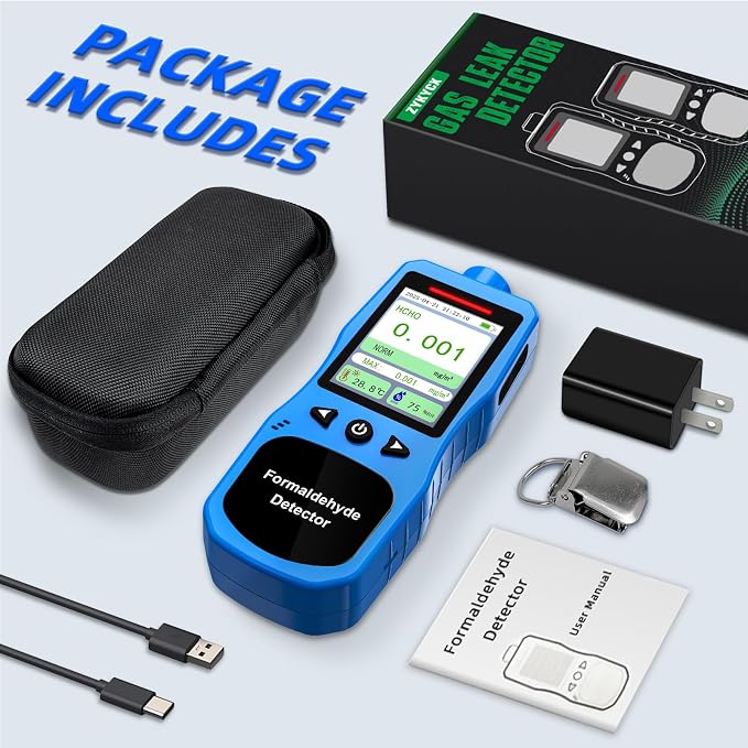 Formaldehyde Detector, Rechargeable HCHO Monitor - Image 9