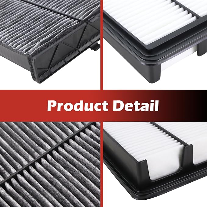 PAJ8-13-3A0A Engine Air Filter and BDGF-61-J6X Cabin Air Filter kit Compatible - Image 6
