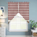 Swag Curtain Valances for Kitchen Windows, Farm Barn Western Star on Vintage by Unknown
