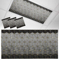 2x4 ft Fluorescent Light Cover for Ceiling Gray Mottled Gradient Geometric by Unknown