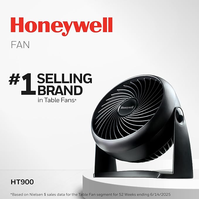 Honeywell TurboForce Air Circulator, Small Tabletop Fan, Quiet Personal Fan - Image 2