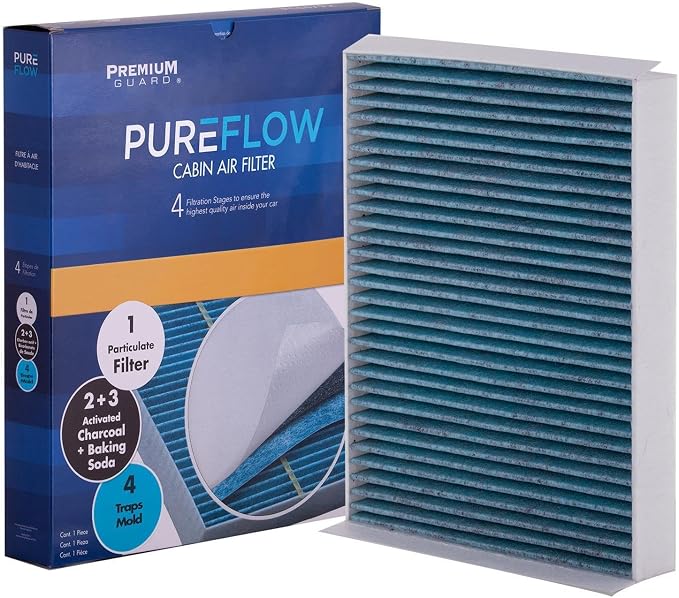 PUREFLOW PC8155X Cabin Air Filter | Fits 2015-2026 Ford Mustang 2.3L, 5.2L; - Image 3