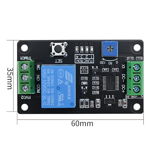 Podazz Delay Timer Relay DC 5V/12V/24V Time Delay Controller Module Compatible - Image 2