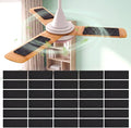 60 Pcs Ceiling Fan Filters for Blades, Fan Air Purifier Pads by Unknown