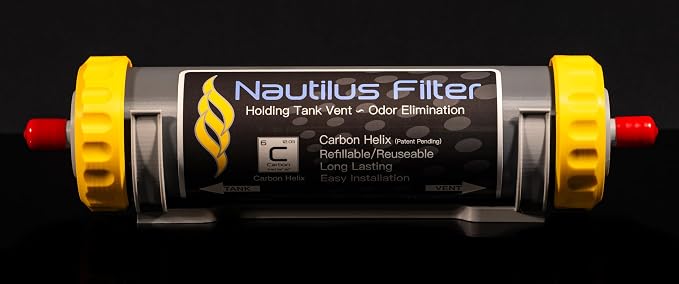 Nautilus Filter™ Holding Tank Vent Odor Elimination Filter, Refillable Carbon - Image 9