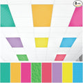 QOUBAI 8 Pcs Fluorescent Light Covers, 4x2 Feet Magnetic Light Cover by QOUBAI