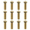 12Pcs Volcano Nozzles 0.4mm, Vyper Nozzles M6 Thread Hotend Extruder Volcano by TIEXYE