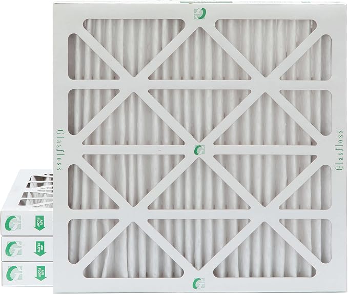 Glasfloss ZL 24x24x2 MERV 13 Pleated 2" Inch Air Filters by Glasfloss
