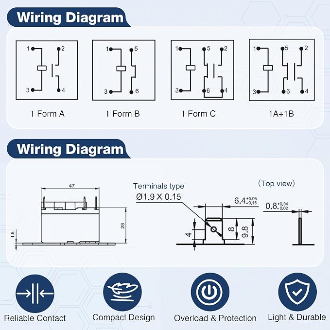 Dreyoo 4 Pack 24V Fan Relay, 90-380 Isolation Relay AC Switch SPST - Image 4
