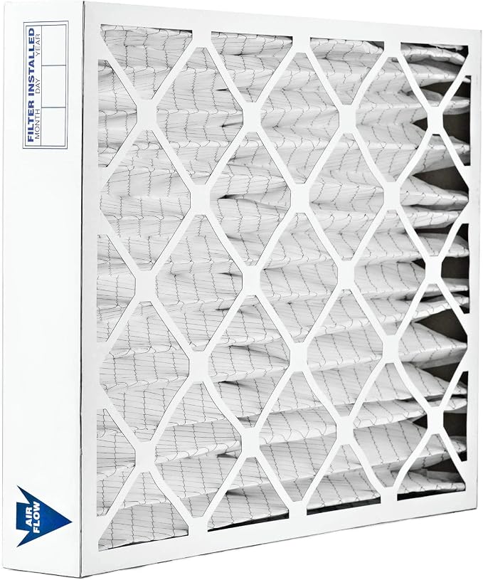 Filters Fast Pleated Air Filter MERV 8, 4” AC Furnace, Made in the USA by FiltersFast