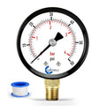 Water Pressure Gauge for Swimming Pool Filter, Gas – 60psi Plumbing Clean Filter by CARBOUSA