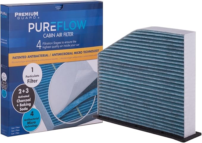 PUREFLOW PC5586X Cabin Air Filter | Fits 2006-2018 Volkswagen Jetta 2.0L; - Image 3